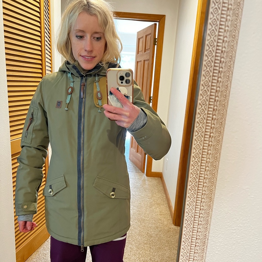 Orage Ski Jacket XXS olive green